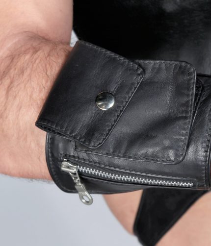 Kristen Bjorn Leather Wristband Wallet